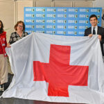 Consegna bandiera Croce Rossa alla Regione Marche