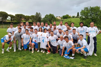 Castelleonese festeggia la salvezza e il capitano Spadoni