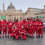 Volontari della Croce Rossa di Senigallia alla Basilica di San Pietro