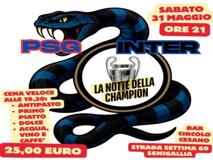 "La notte della Champion"