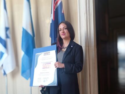 Premio Agape per Francesca Berardi