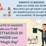 Mercatino, pesca e spettacolo di magia per sostenere Associazione Le Rondini