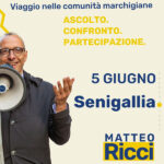 Matteo Ricci a Senigallia il 5 giugno 2025