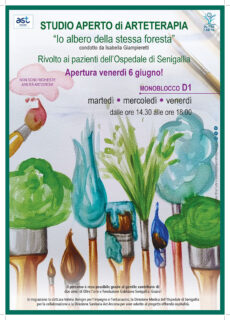 Progetto di arteterapia all'ospedale di Senigallia