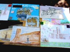 Bozzetti per mosaico al Parco delle Fonti di Corinaldo