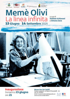 Memè Olivi La linea infinita - Mostra a Trecastelli