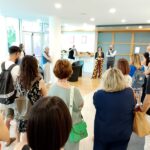 Inaugurazione della mostra "Interni ed esterni"