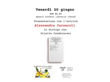 Alessandra Carnaroli presenta la sua raccolta di poesie da Iobook