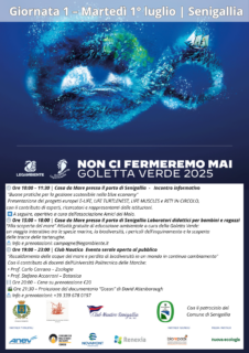 Programma della Goletta Verde a Senigallia