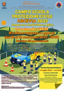 Campo Scuola Protezione Civile Arcevia 2025