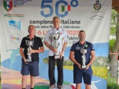 Ruzzola - Sul gradino più alto del podio Gervasio Papi da Trecastelli