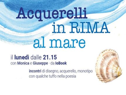 Locandina di "Acquerelli in rima al mare"