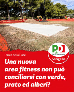 Costruzione nuova area fitness Parco della Pace