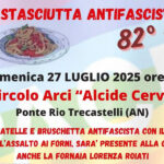 Pastasciutta antifascista 2025 a Trecastelli