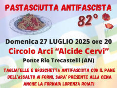 Pastasciutta antifascista 2025 a Trecastelli