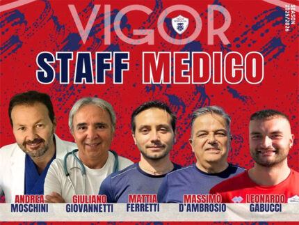 Staff medico Vigor Senigallia 2025/2026