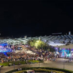 Piazzale della Libertà durante gli eventi per festeggiare i 92 anni della Rotonda a Mare