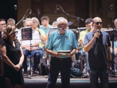 Orchestra di fiati Insieme per gli Altri in Piazza Roma - Foto Simone Luchetti Orchestra di fiati Insieme per gli Altri in Piazza Roma - Foto Simone Luchetti