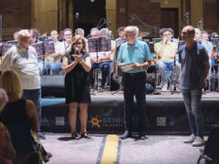 Orchestra di fiati Insieme per gli Altri in Piazza Roma - Foto Simone Luchetti Orchestra di fiati Insieme per gli Altri in Piazza Roma - Foto Simone Luchetti