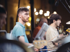 Orchestra di fiati Insieme per gli Altri in Piazza Roma - Foto Simone Luchetti Orchestra di fiati Insieme per gli Altri in Piazza Roma - Foto Simone Luchetti