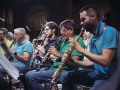 Orchestra di fiati Insieme per gli Altri in Piazza Roma - Foto Simone Luchetti Orchestra di fiati Insieme per gli Altri in Piazza Roma - Foto Simone Luchetti
