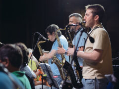 Orchestra di fiati Insieme per gli Altri in Piazza Roma - Foto Simone Luchetti Orchestra di fiati Insieme per gli Altri in Piazza Roma - Foto Simone Luchetti