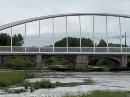 Ponte ciclopedonale sul fiume Cesano