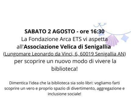 Collaborazione tra Fondazione ARCA e Associazione Velica Senigallia