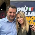 Matteo Salvini e Giorgia Latini