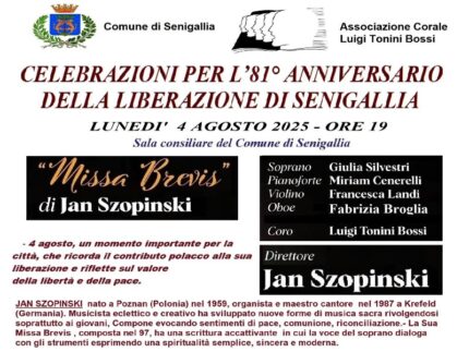 Liberazione di Senigallia - celebrazioni del 4 agosto 2025