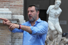 Matteo Salvini a Senigallia - Foto Alberto Olivieri