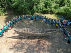 Installazione dell'artista Giorgio Vazza