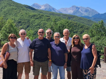 Familiari e amici di Ciro D'Amico a Cusciano