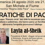 "Pratiche di Pace" incontro con la palestinese Layla al-Sheik