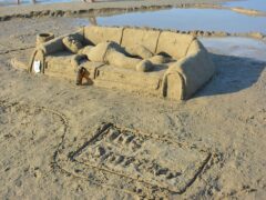 Gara dei castelli di sabbia a Cesano