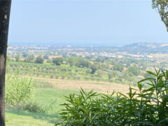 Il panorama dal Ristorante La Colina da Pifin a Castelvecchio di Monte Porzio