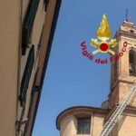 Intervento dei Vigili del Fuoco presso il Duomo di Senigallia