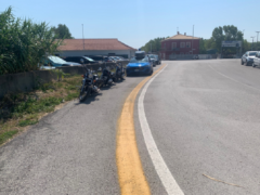 Ultimo tratto della  pista ciclabile poco prima dell’ accesso al ponte della ciclovia sul Fiume Cesano