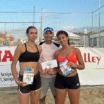 Vincitrici del torneo di beach volley Summer Beach