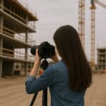 Locandina della mostra "Costruire storia"