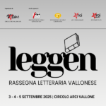 Locandina della rassegna letteraria "Leggén"
