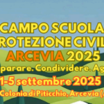 Campo scuola della Protezione Civile ad Arcevia