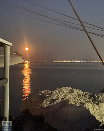 Notte di San Lorenzo al molo di Senigallia - Foto Silvia Bartolacci
