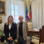 L'assessore Elena Campagnolo insieme all'ingegner Mentucci