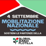Mobilitazione nazionale a favore della Global Sumud Flotilla