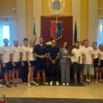 Nazionale polacca di pattinaggio ricevuta in Comune