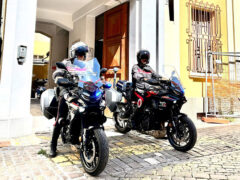Carabinieri in moto a Senigallia