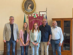 Marilena Andreolini con la giunta Aloisi a Corinaldo