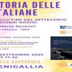 Presentazione Storia delle Italiane del 12 settembre 2025