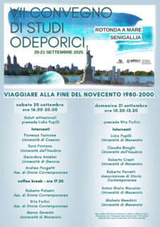 VII Convegno di Studi Odeporici a Senigallia
